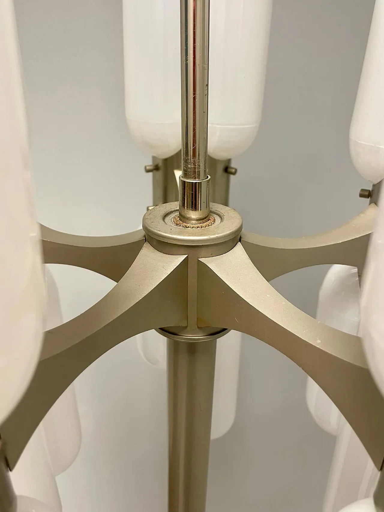 Lampadario Torpedo di Carlo Nason per Mazzega, fine '900 11