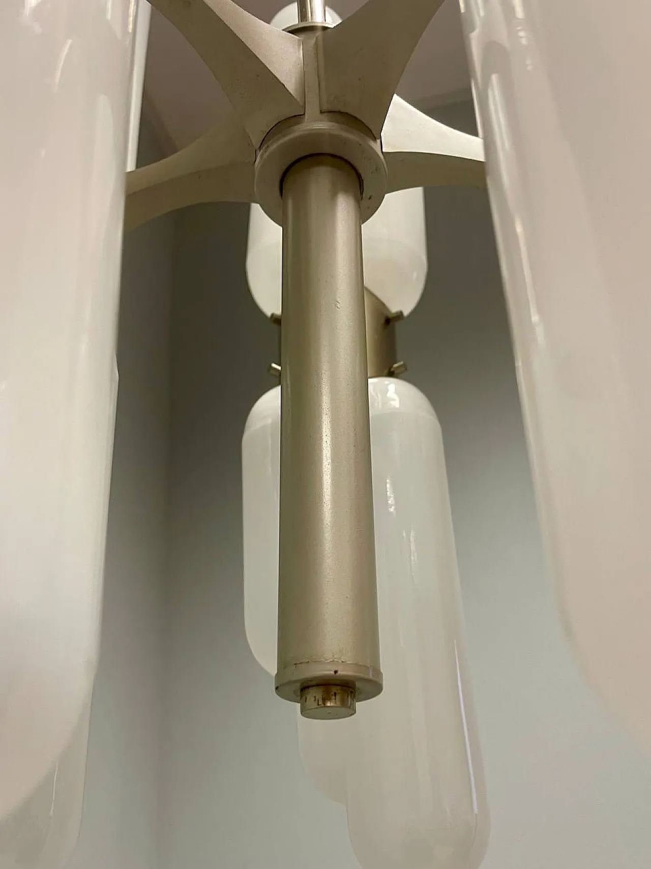 Lampadario Torpedo di Carlo Nason per Mazzega, fine '900 15