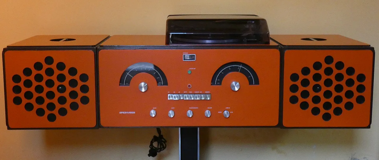Radiofonografo Cubo RR 126 FO di Fratelli Castiglioni per Brionvega, Italia, anni '60 2
