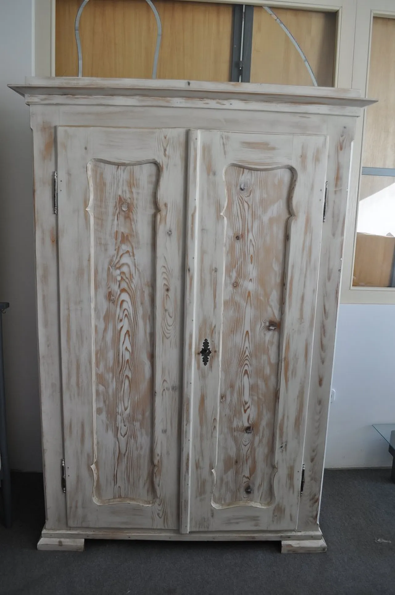 Armadio doppio dipinto in legno, '900 1
