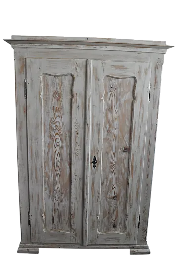 Armadio doppio dipinto in legno, '900