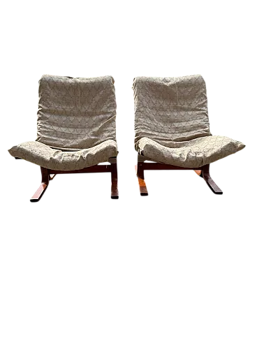 Pair of Siesta chairs by Ingmar Relling, 1960s