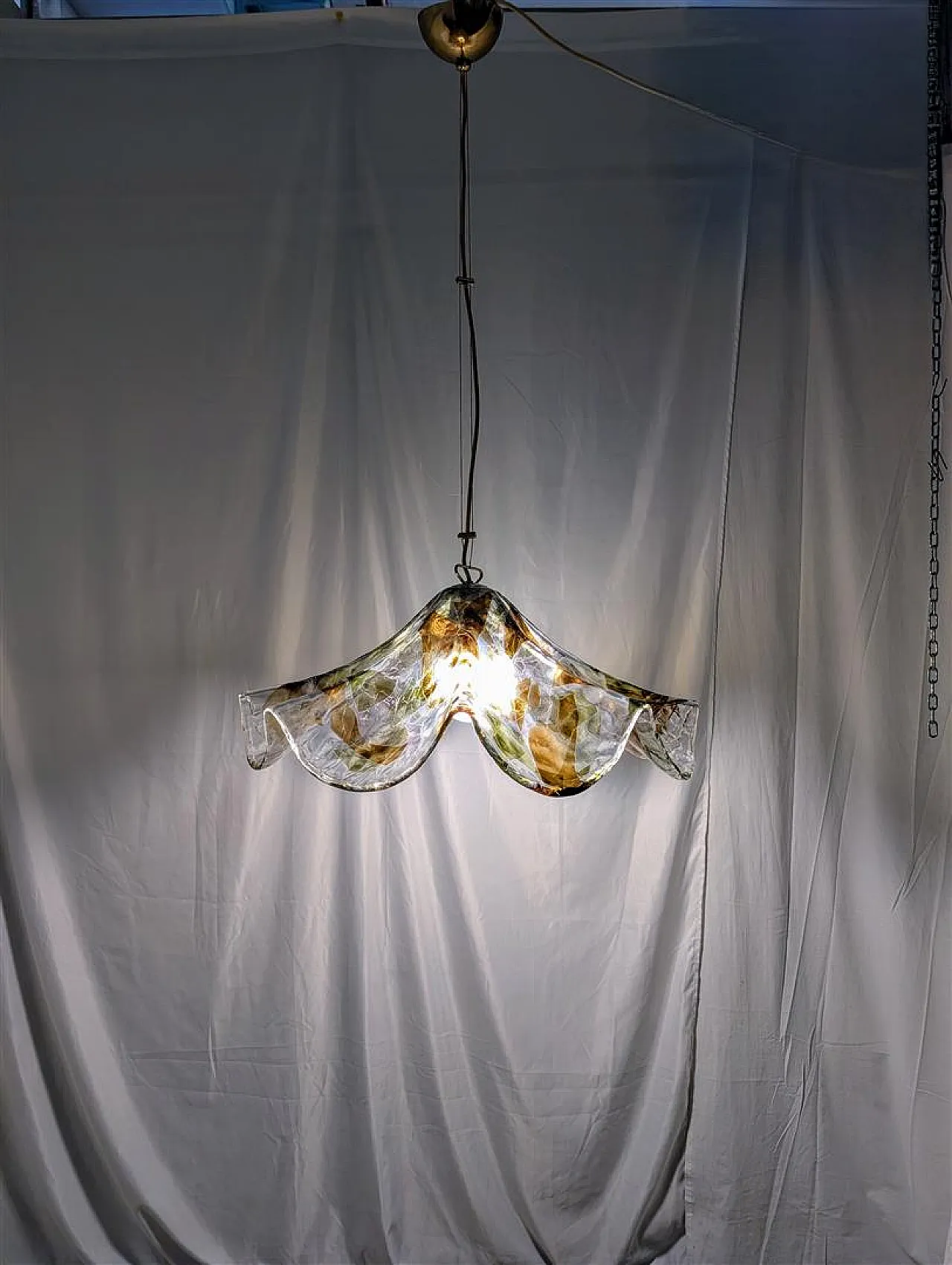 Murano glass suspension chandelier La Murrina, late 20th century 8