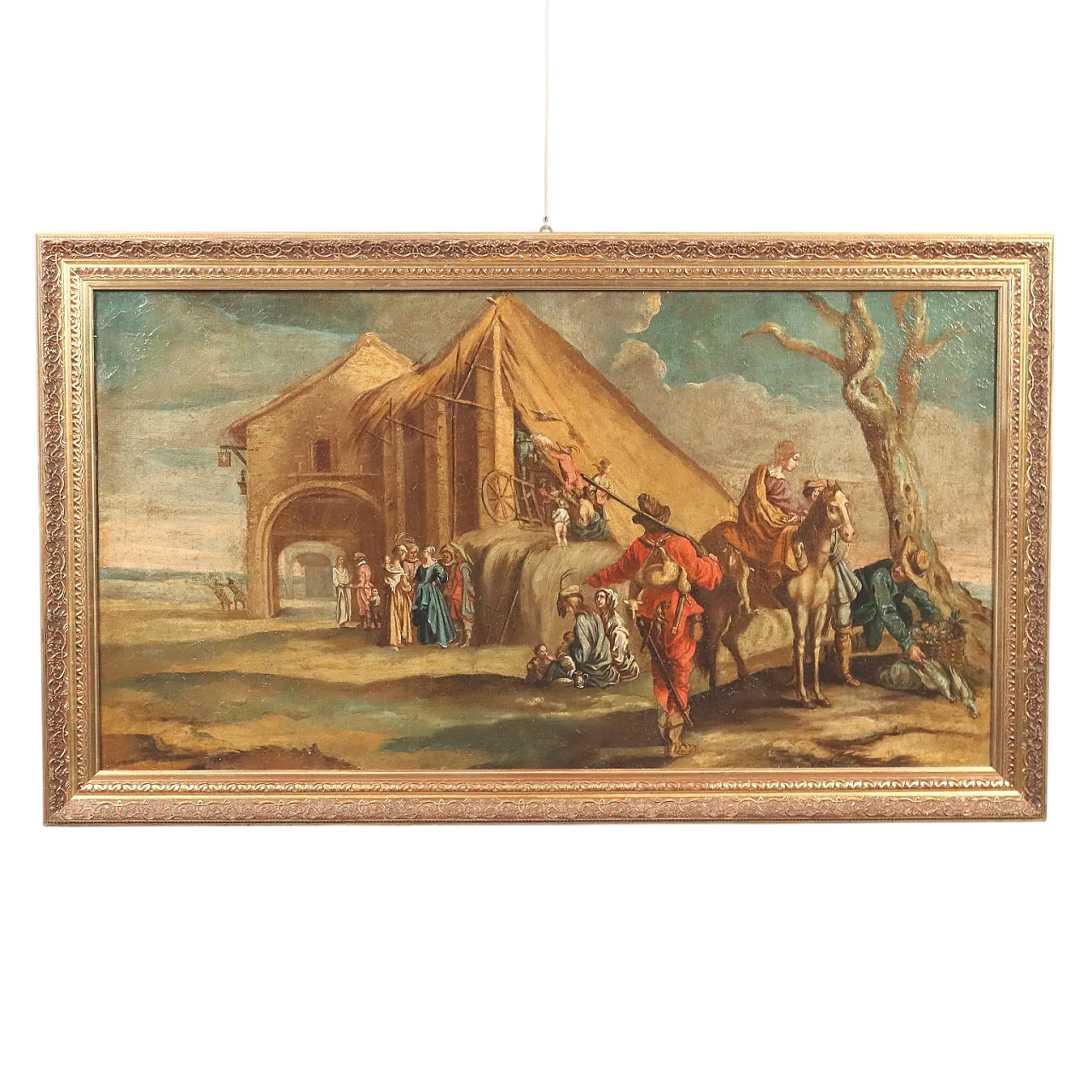 Scene of Popular Life, oil on canvas, 18th century 11