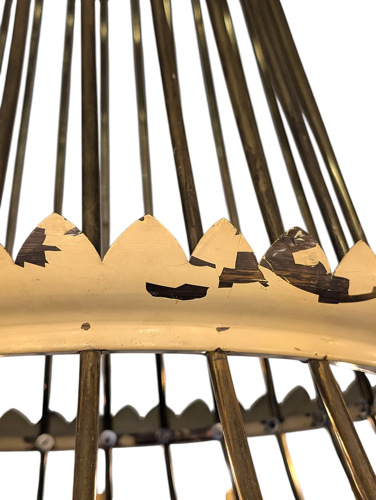 Golden brass cascade chandelier with 25 lights, early 20th century 7