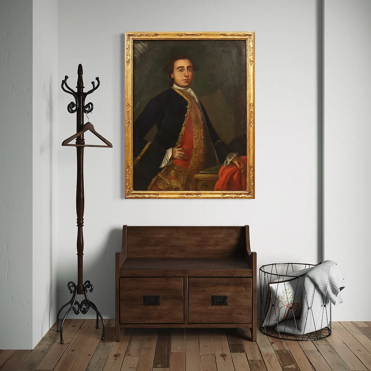 Ritratto di Gentiluomo, olio su tela, '700 8