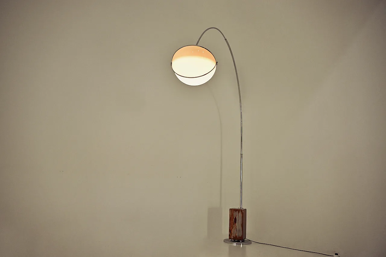 "Pac-Man" lampada da pavimento arco di Superstudio per Poltronova, anni '70 4