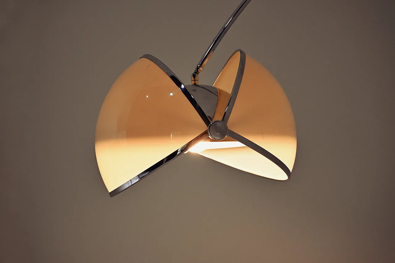 "Pac-Man" lampada da pavimento arco di Superstudio per Poltronova, anni '70 10