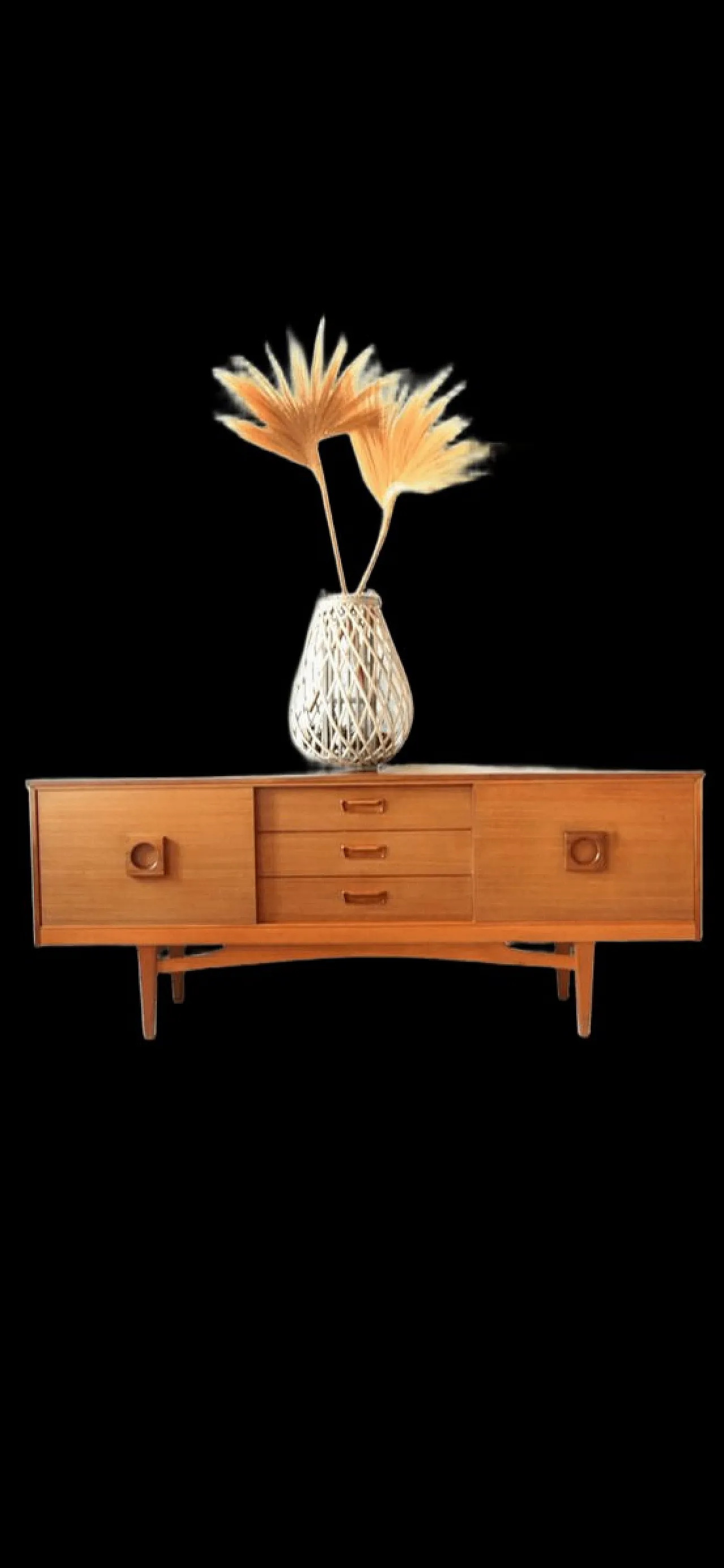 Credenza Mid-Century moderna in teak di Mogens Kold, anni '60 1