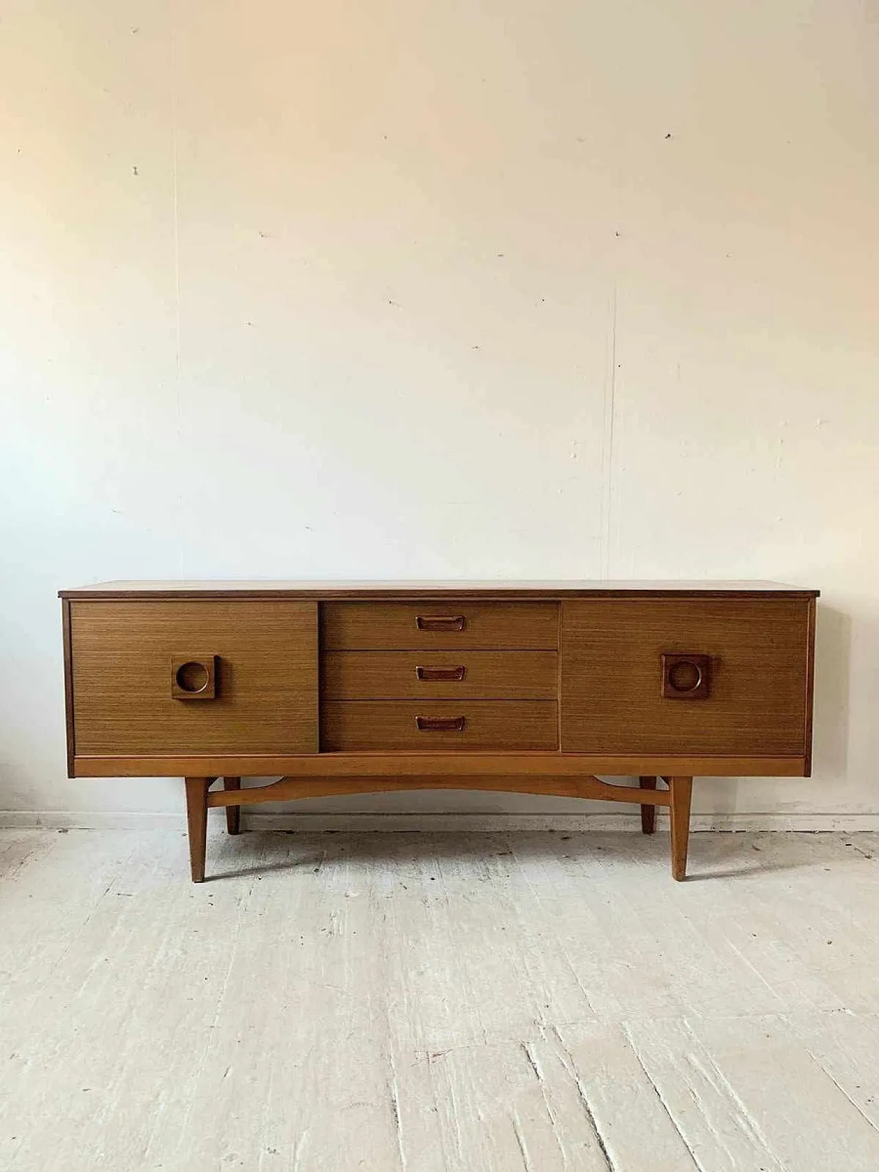 Credenza Mid-Century moderna in teak di Mogens Kold, anni '60 3