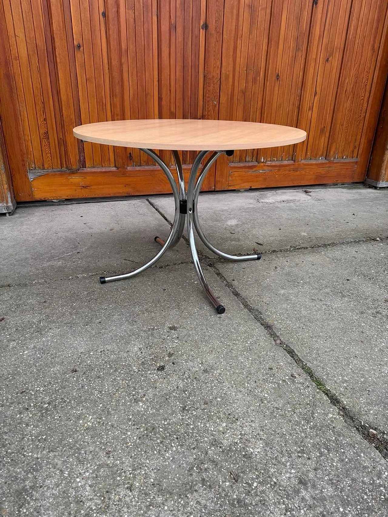 Round Effezeta dining table with chairs, 1990s 5