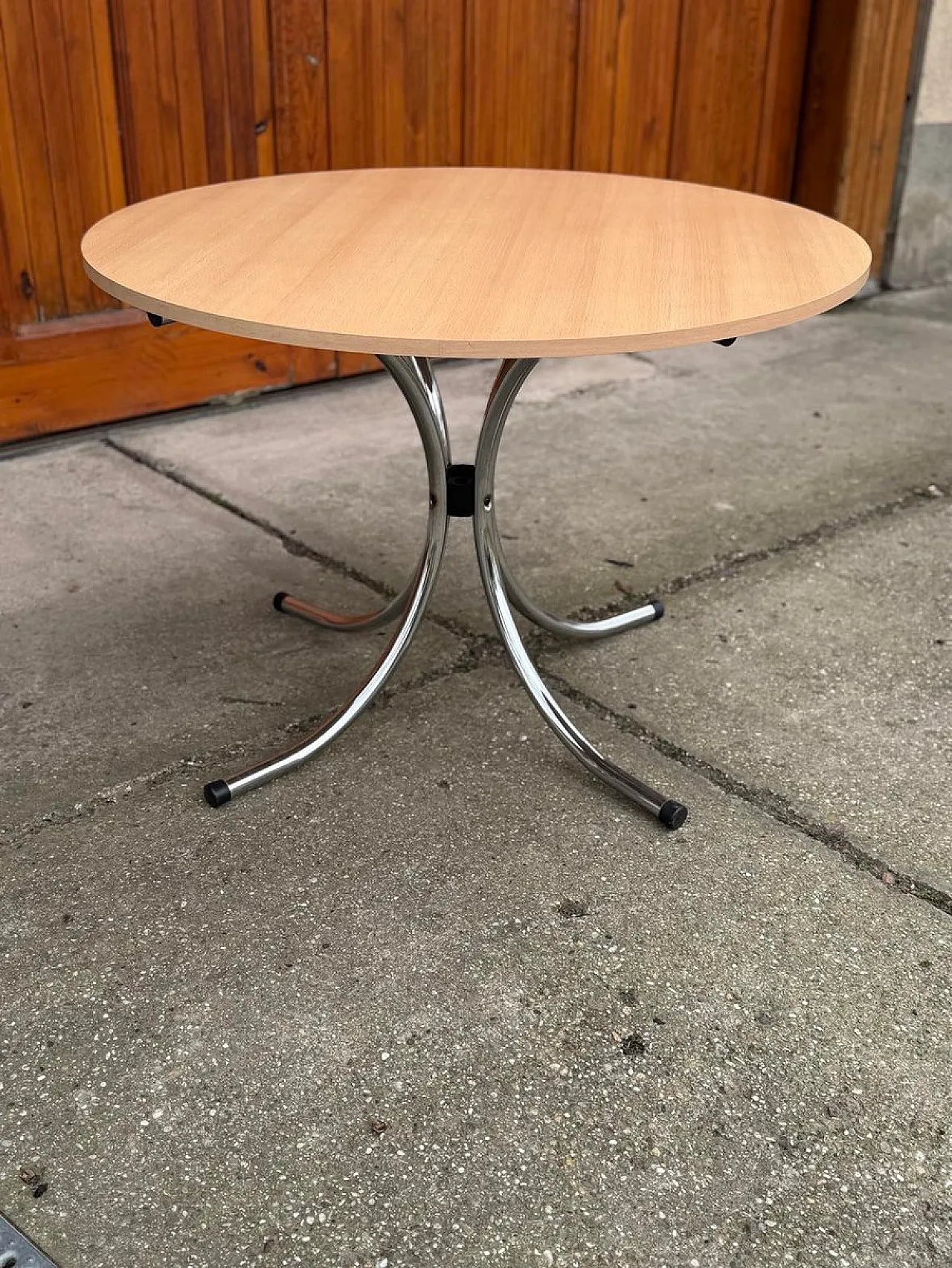Round Effezeta dining table with chairs, 1990s 6