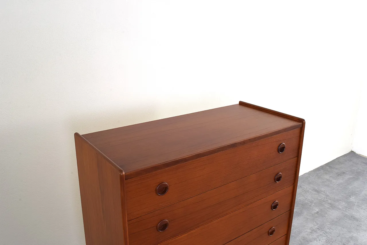 Mid-Century danish teak chest of drawers, 1960s 11