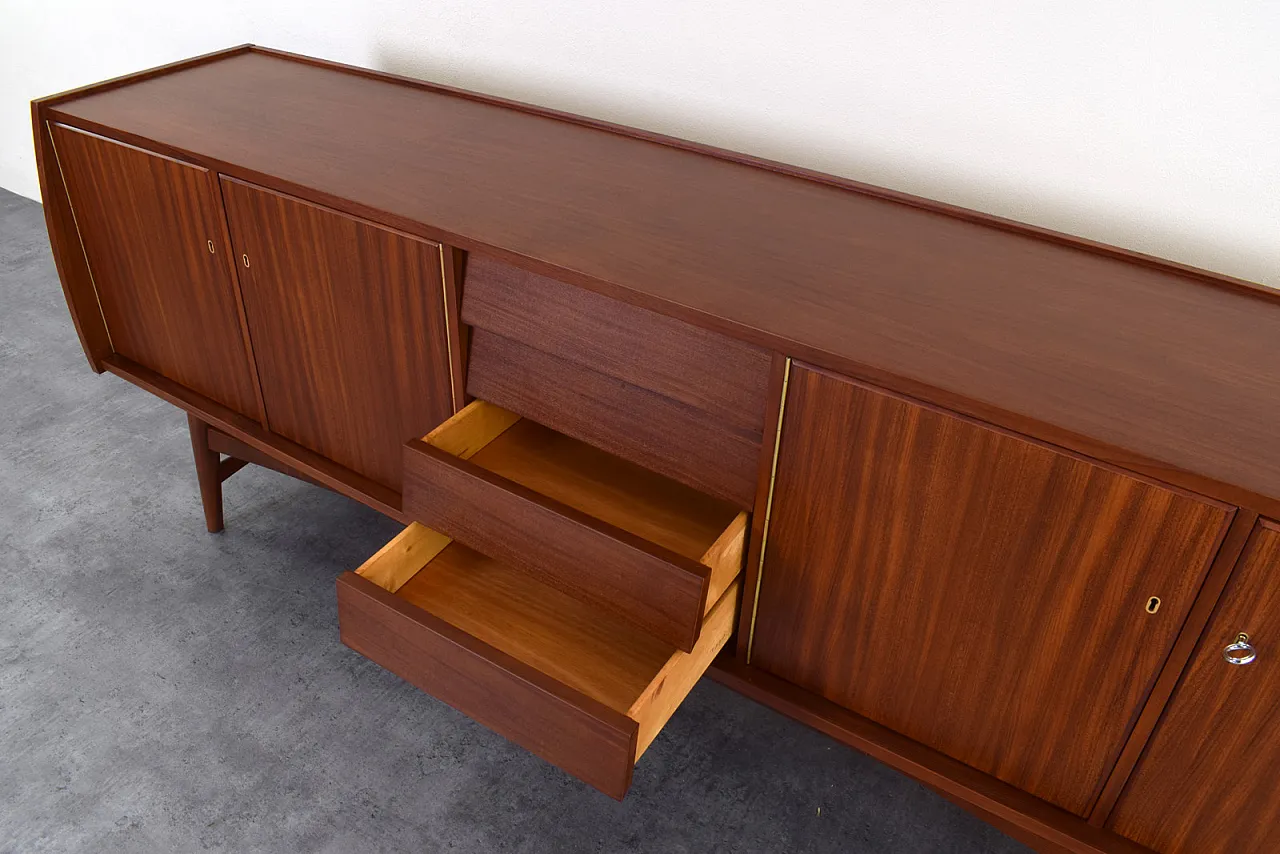 Credenza danese Mid-Century in teak, anni '60 19