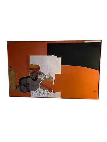 Livio Schiozzi tela tecnica mista