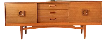 Credenza Mid-Century moderna in teak di Mogens Kold, anni '60