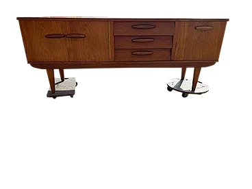 Credenza in teak dorato di Jentique, anni '60