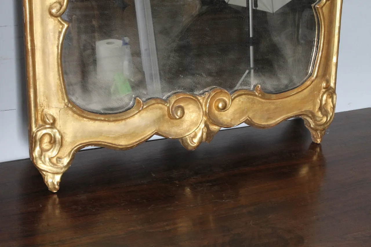 Coppia di specchiere Luigi XVI oro zecchino, 1750 4