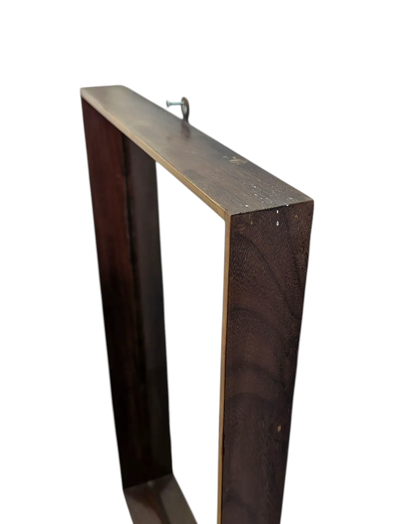 Specchio con cornice in teak, anni '70 2