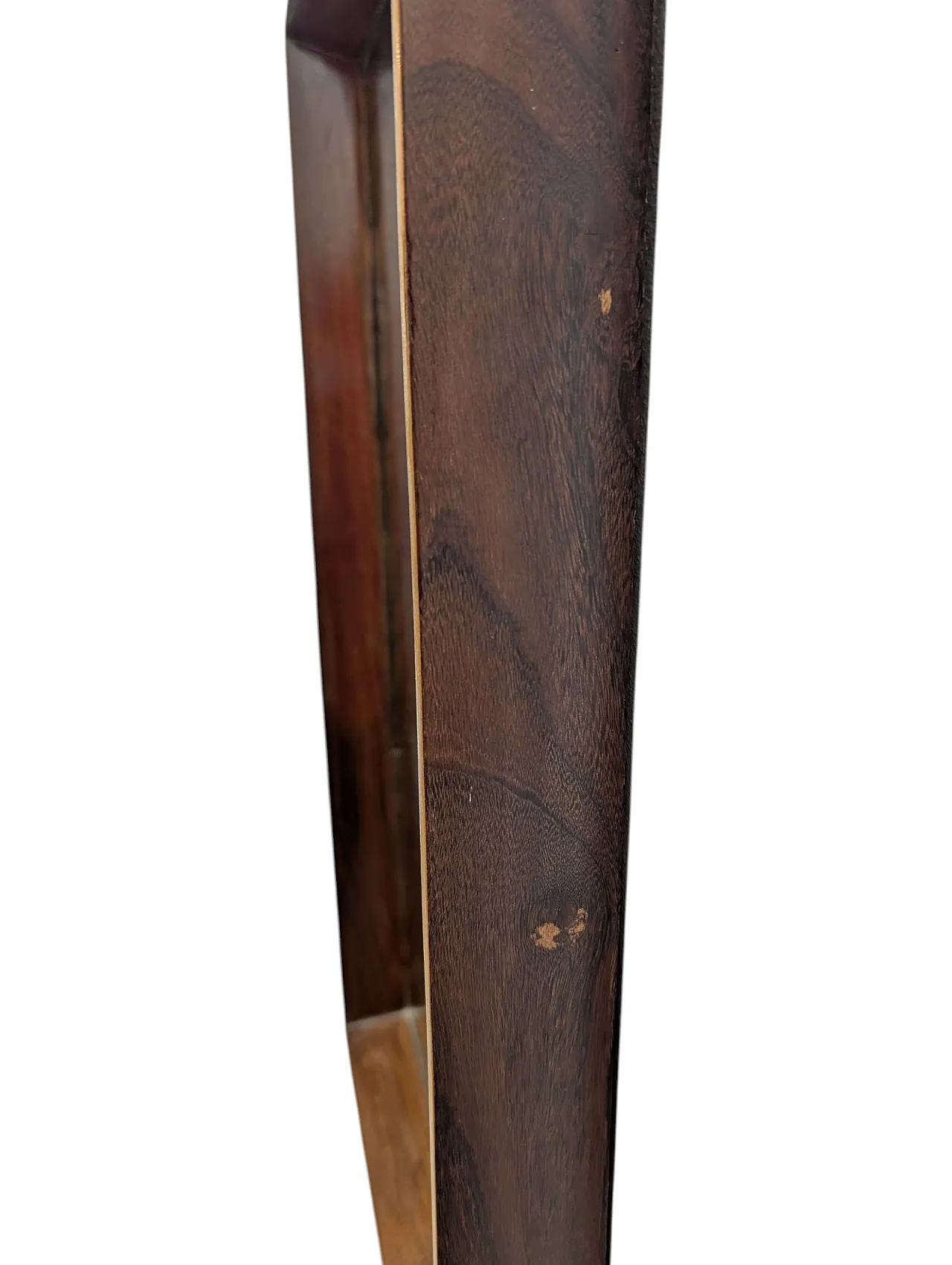 Specchio con cornice in teak, anni '70 7