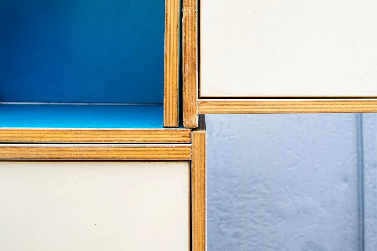 Libreria modulare Free Series di Albert Leclerc per Tecno, anni '60 5