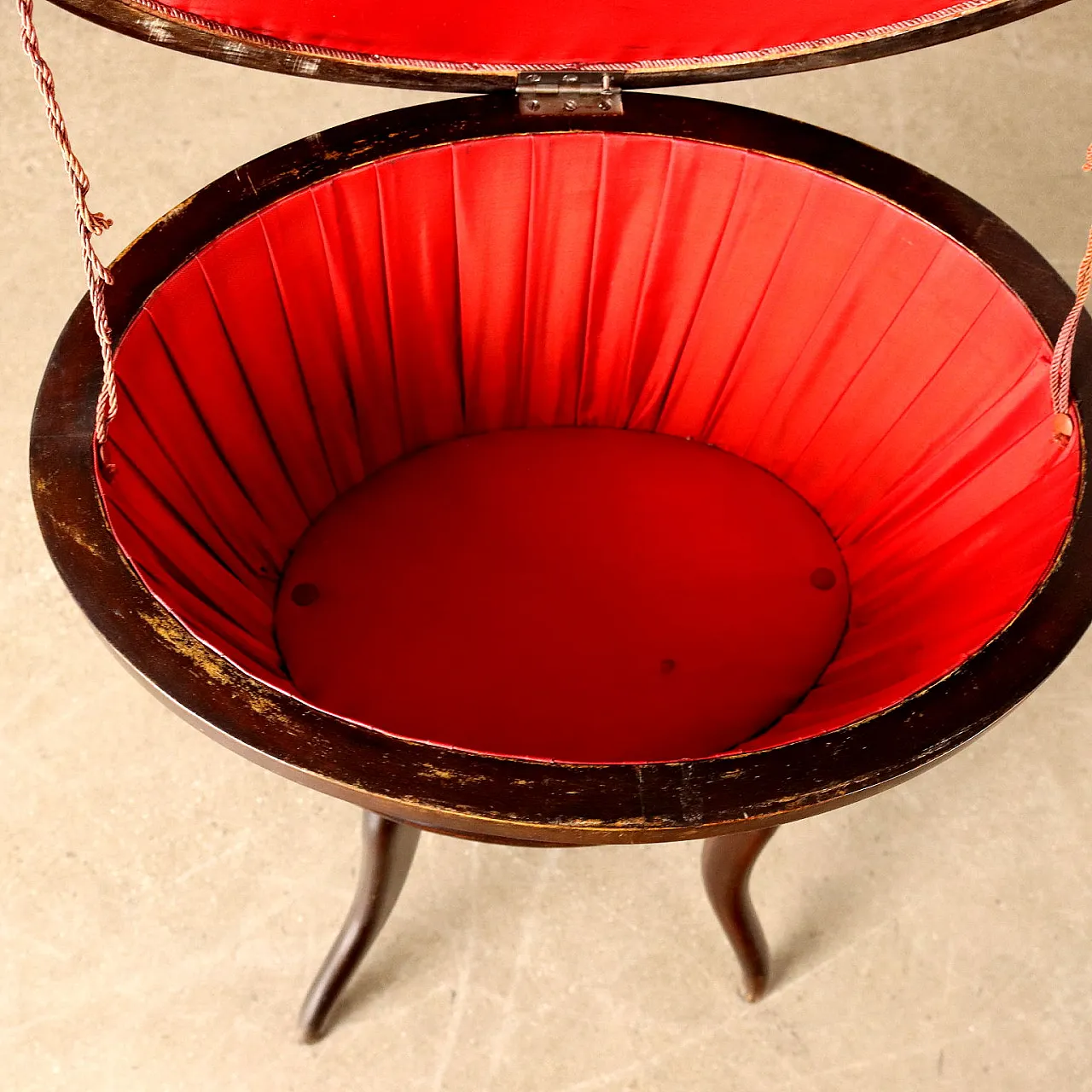 Art Deco coffee table in ebonised wood and briarwood, 1930s 6