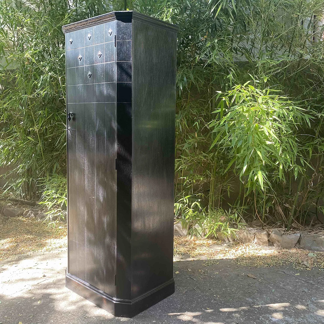 Armadio Decò Rovere Ebanizzato, anni '30 4