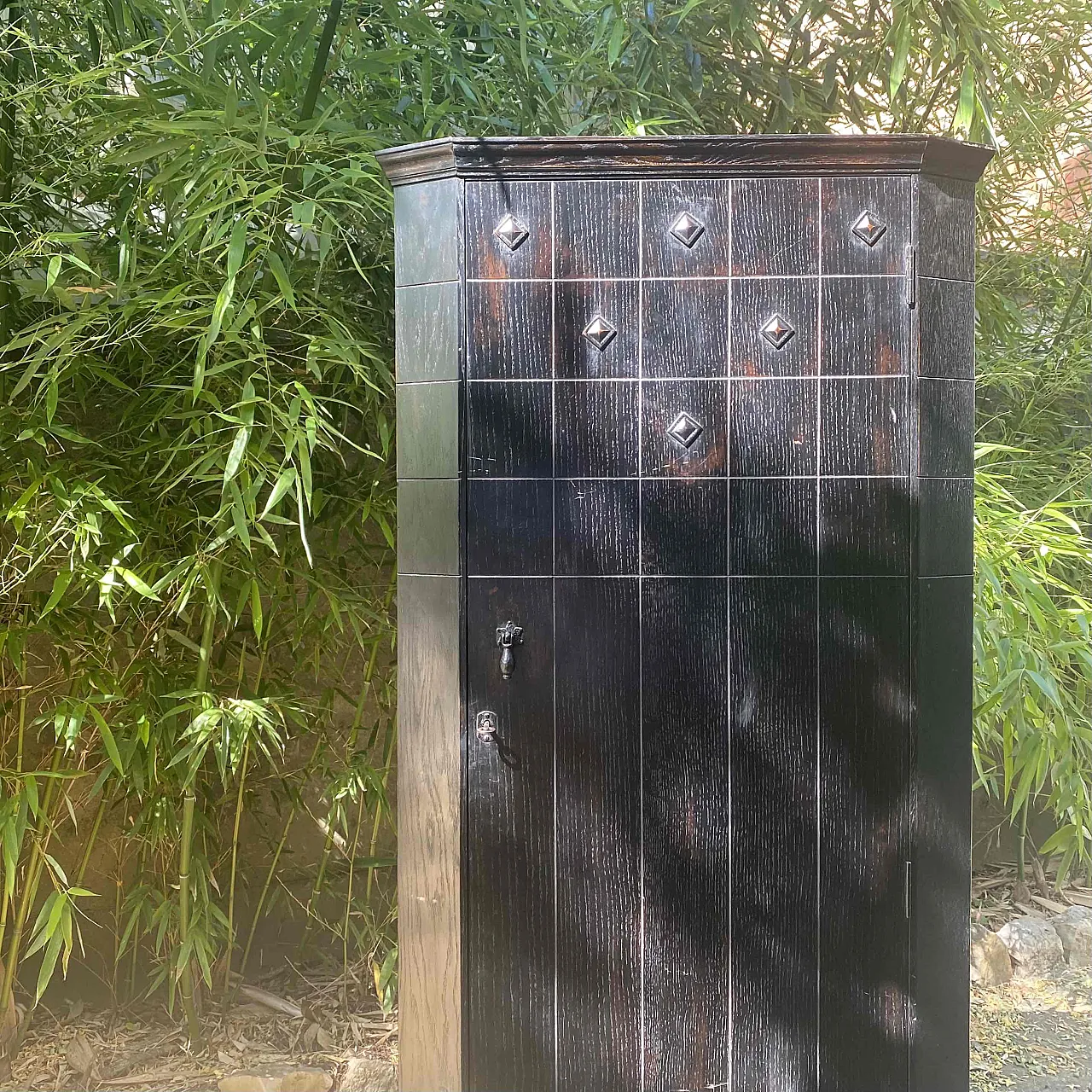 Armadio Decò Rovere Ebanizzato, anni '30 5