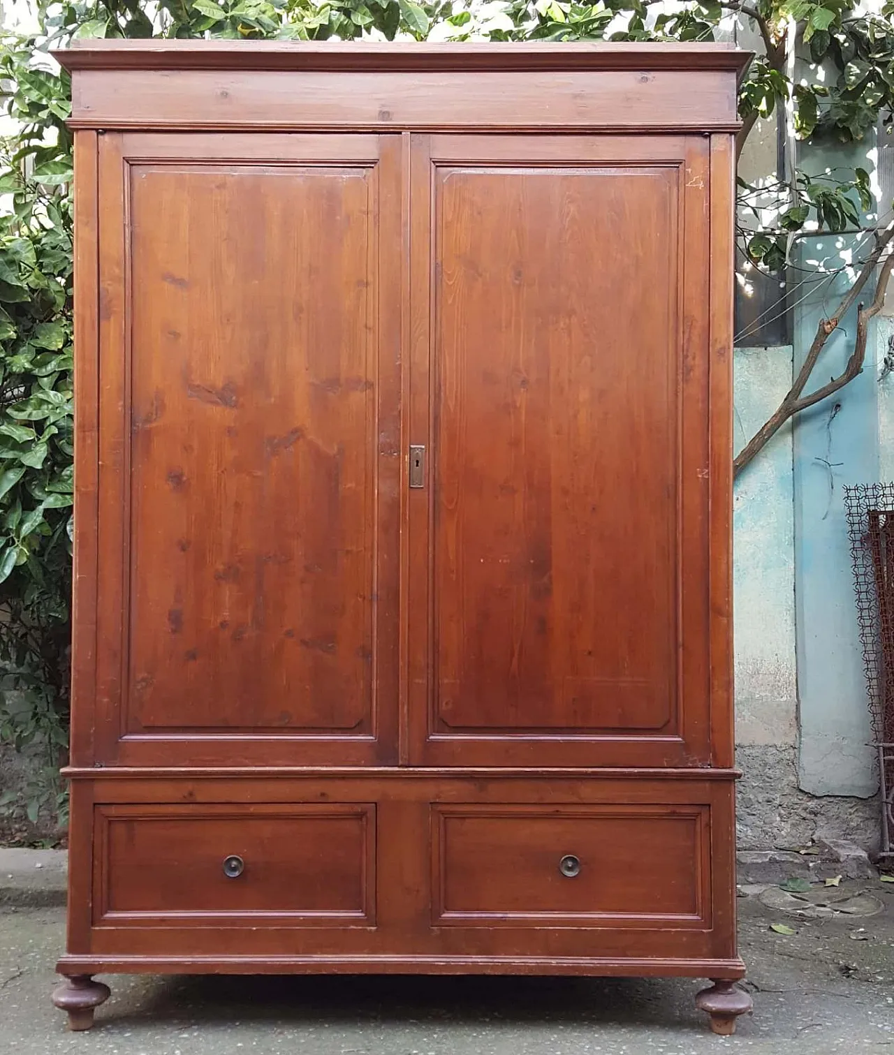 Armadio Toscano in Abete Biondo, '800 1