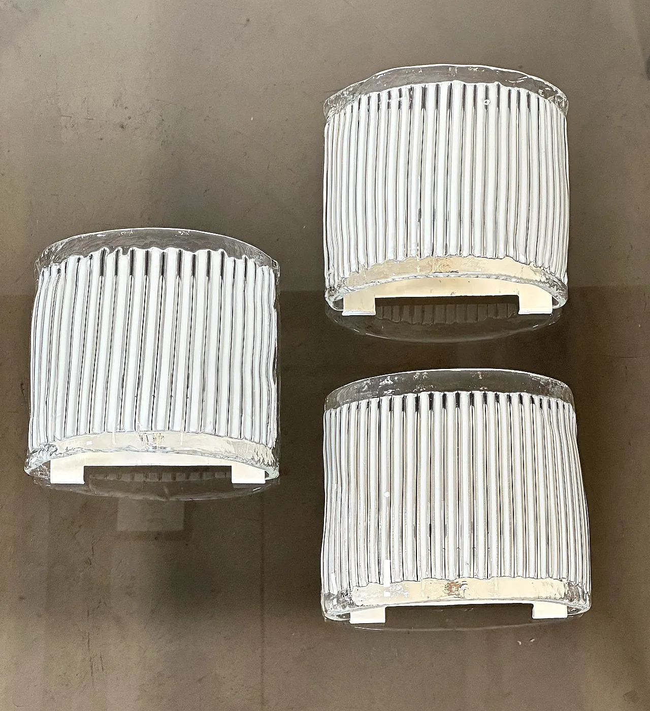 3 Appliques in vetro di Fratelli Toso, anni '70 1