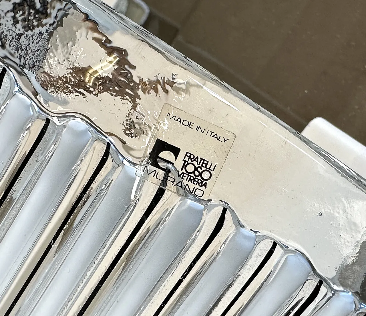 3 Appliques in vetro di Fratelli Toso, anni '70 5