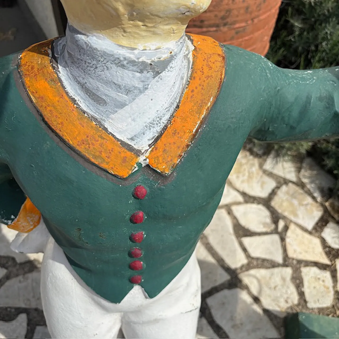 Pair of cast iron riders sculptures made in the USA, 20th century 12