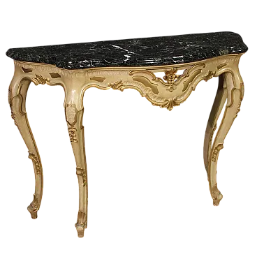 Console laccata e dorata, '900