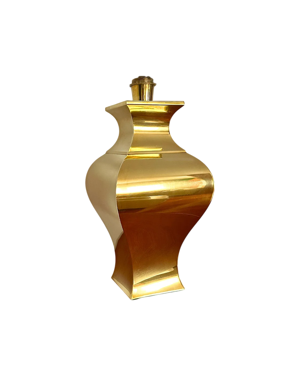 Brass table lamp by Maison Jansen, 1970s 25