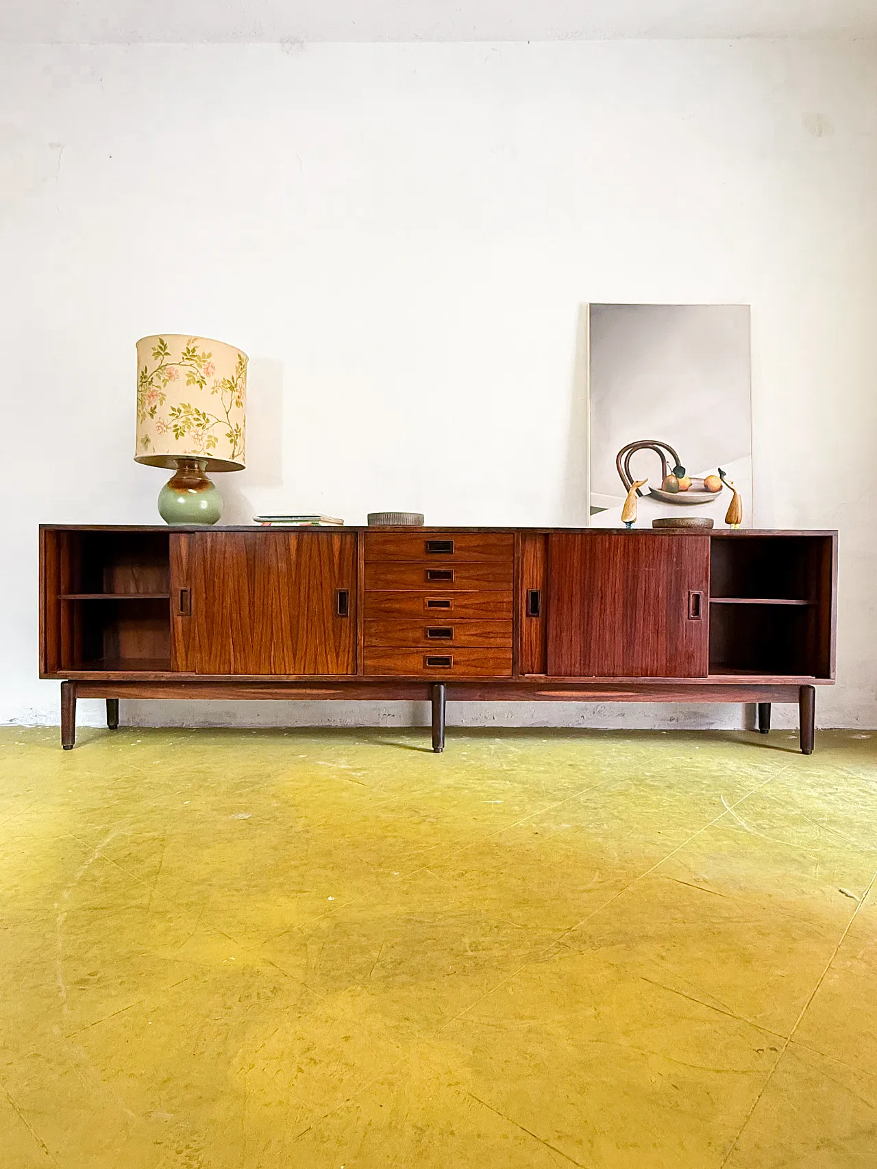 Credenza danese in legno, anni '50 3