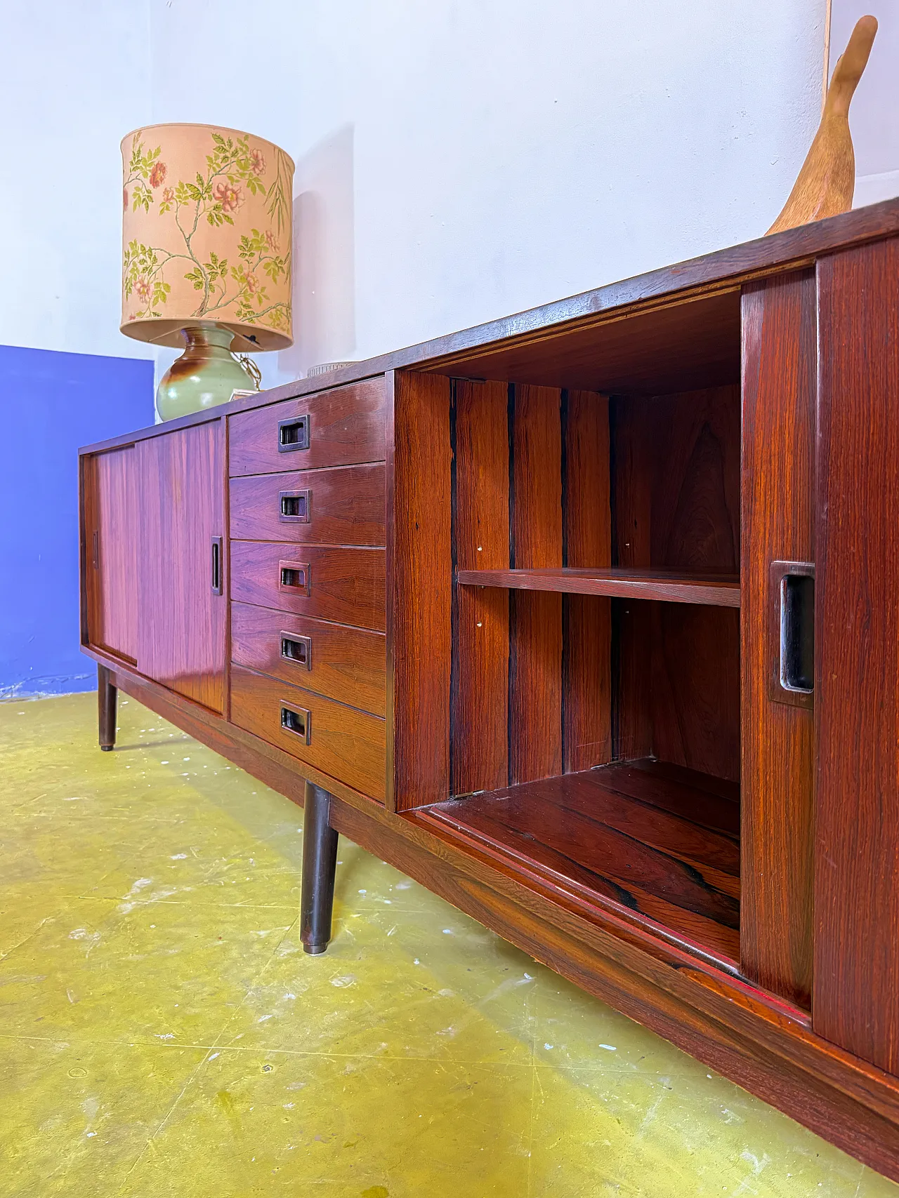 Credenza danese in legno, anni '50 8