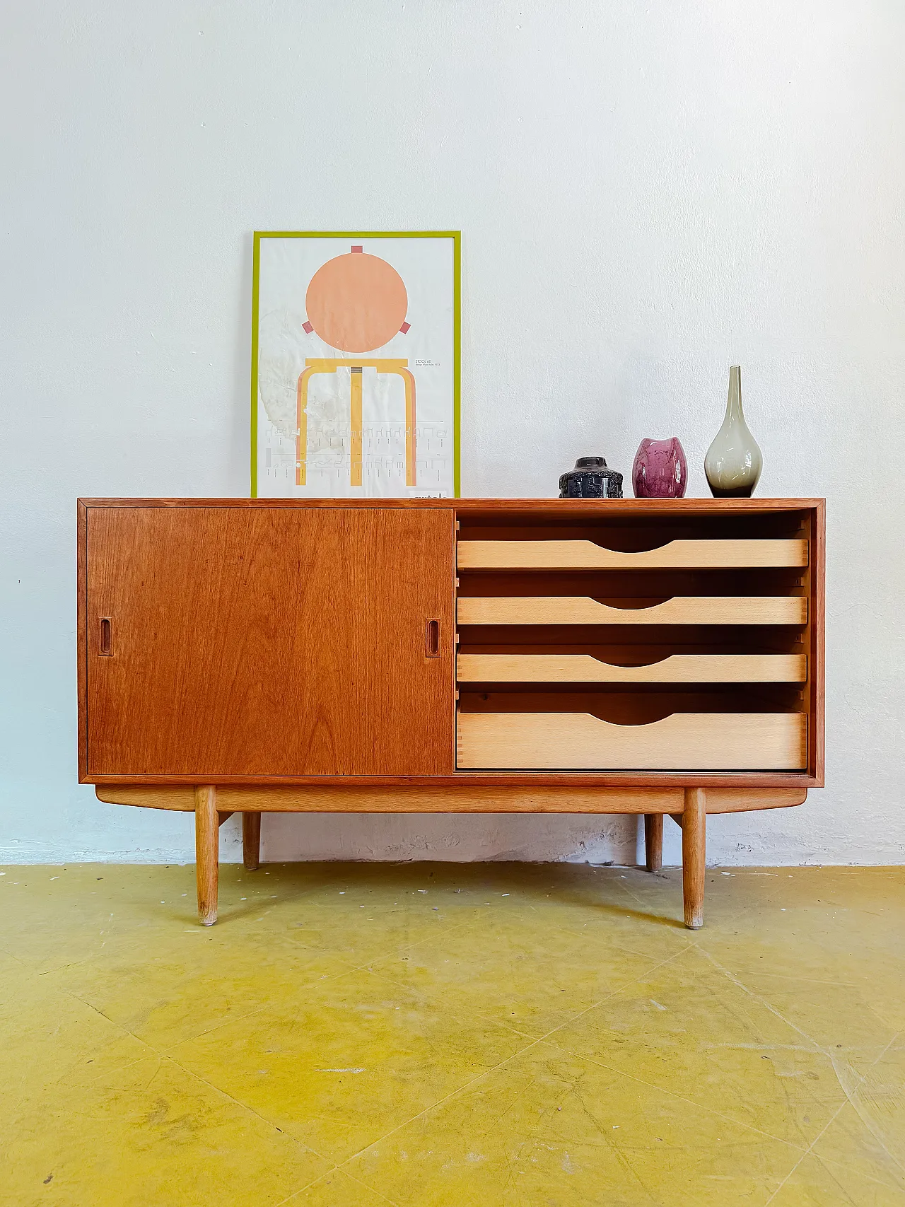 Sideboard by Børge Mogensen danese, anni '50 2