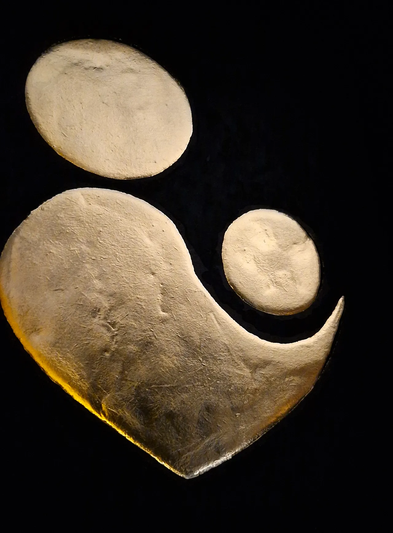 Parental Love 23kt gold plated artwork in frame PopArt collection 3