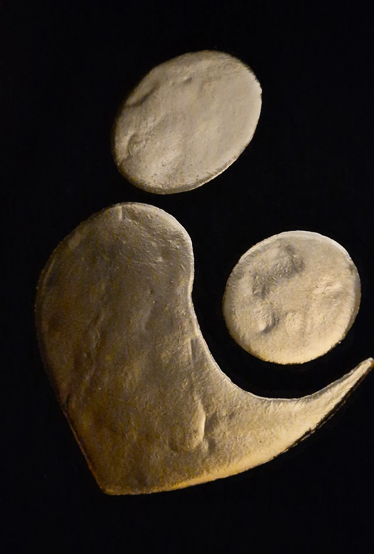 Parental Love 23kt gold plated artwork in frame PopArt collection 5