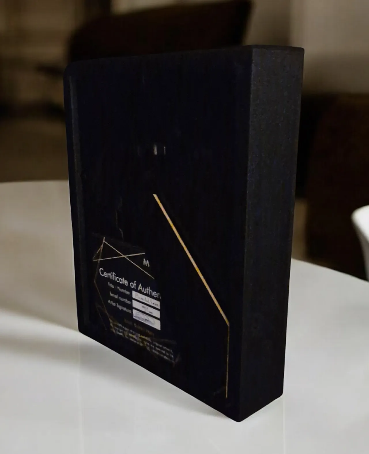 Parental Love 23kt gold plated artwork in frame PopArt collection 7