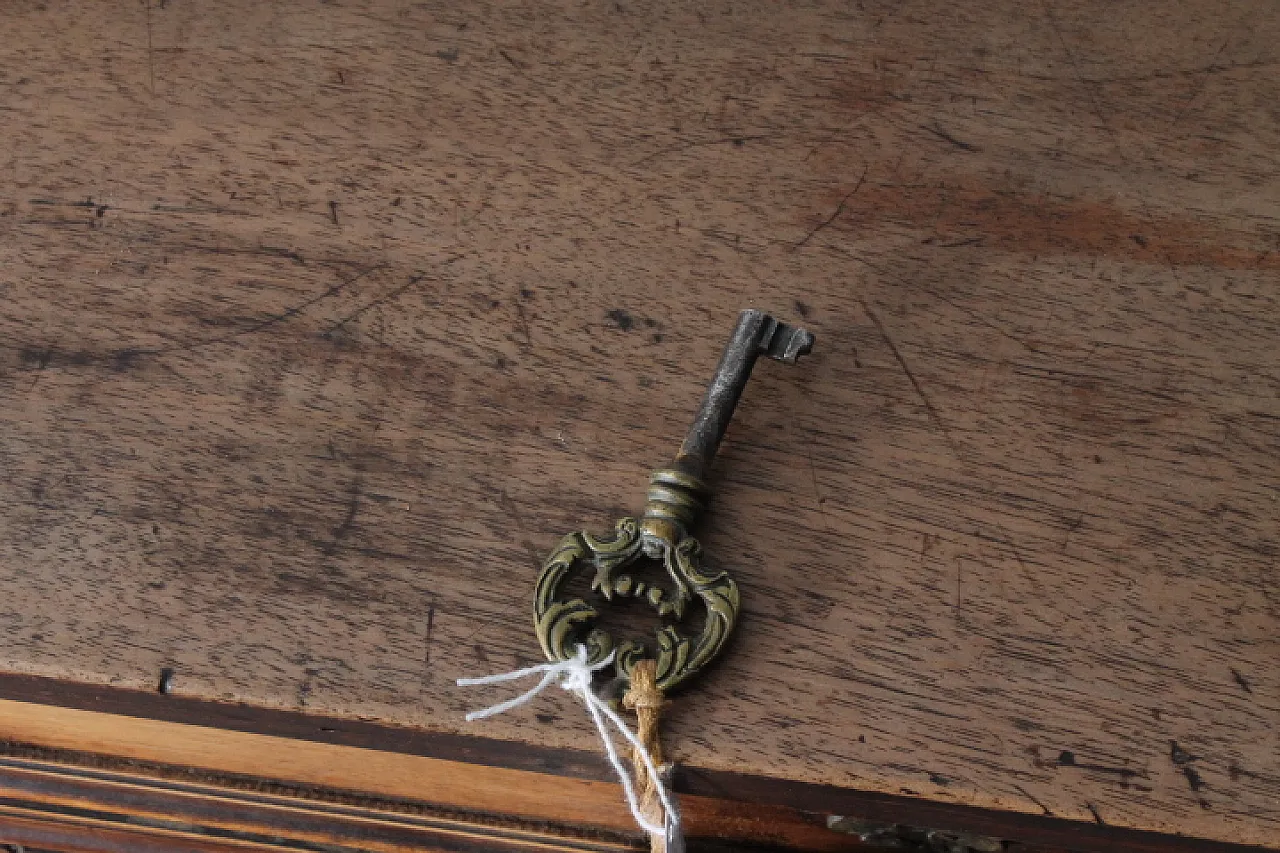 Tavolo scrittoio Fratina in noce massello, metà '700 10