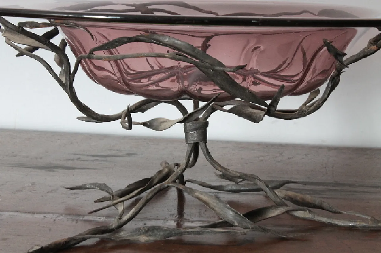 Murano Glass Liberty Centerpiece by Umberto Bellotto, 1930s 2