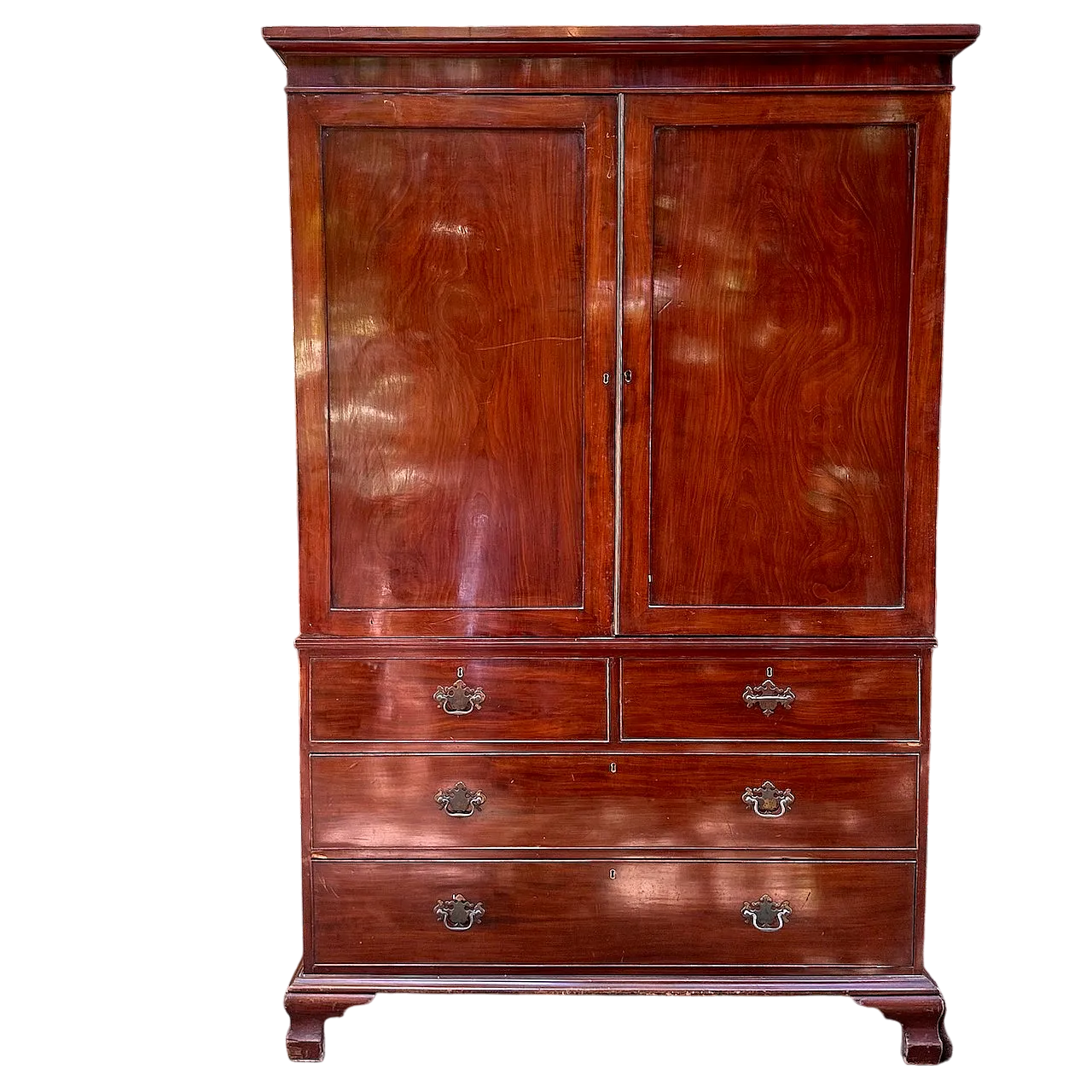 Armadio per biancheria in mogano, '800 10