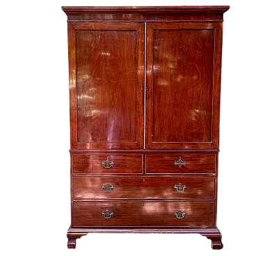 Armadio per biancheria in mogano, '800