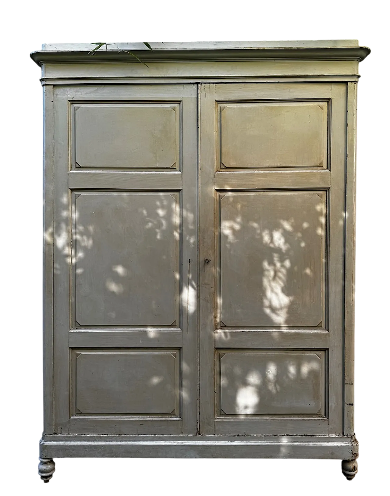 Grande armadio toscano a vernice mastice, '800 13