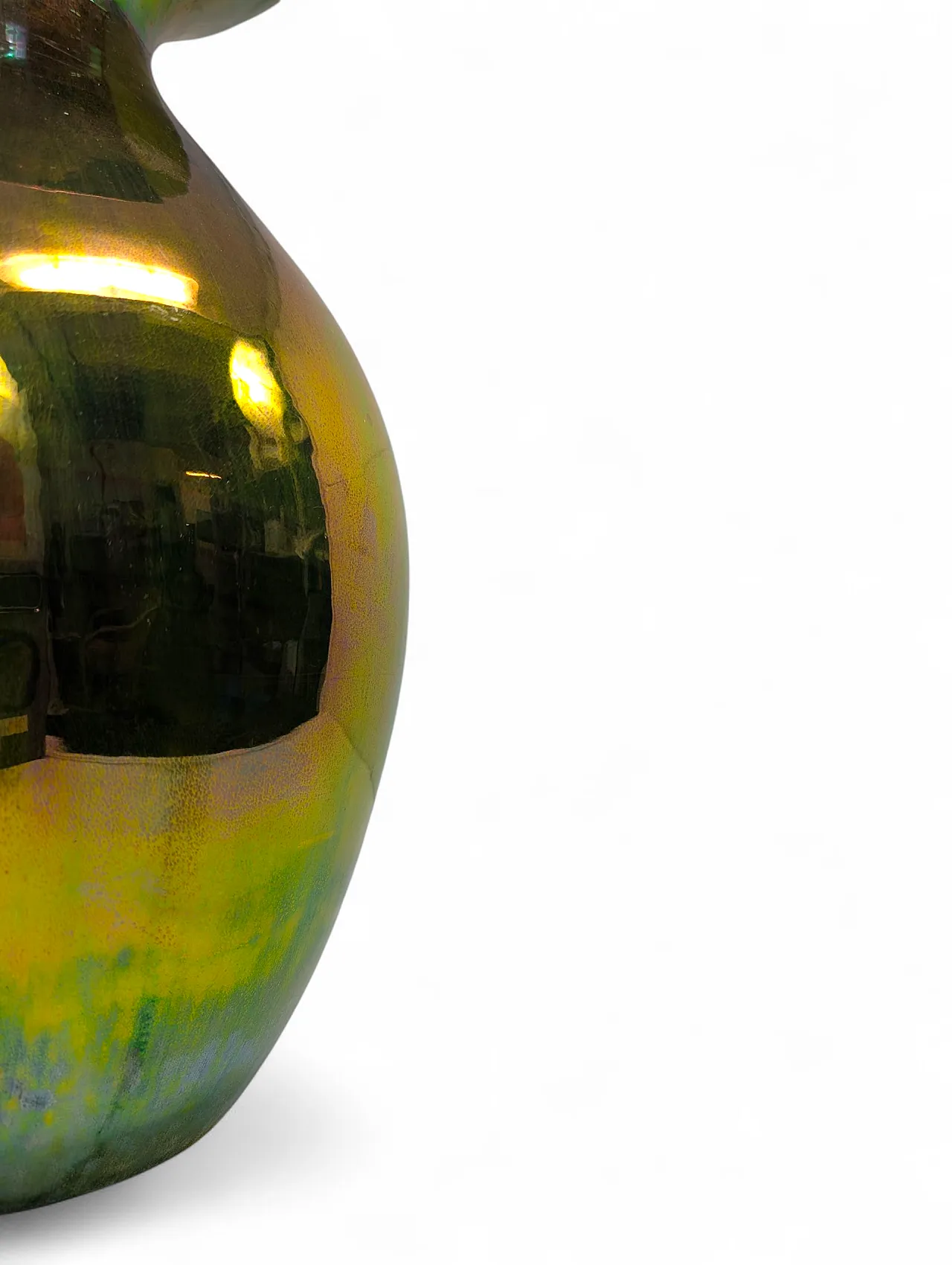 Vase and ceramic bowl by Bottega Gatti, Faenza, 60s 4