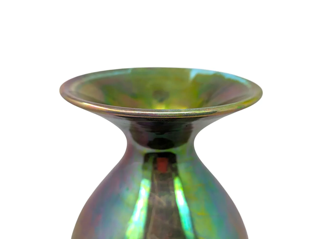 Vase and ceramic bowl by Bottega Gatti, Faenza, 60s 5