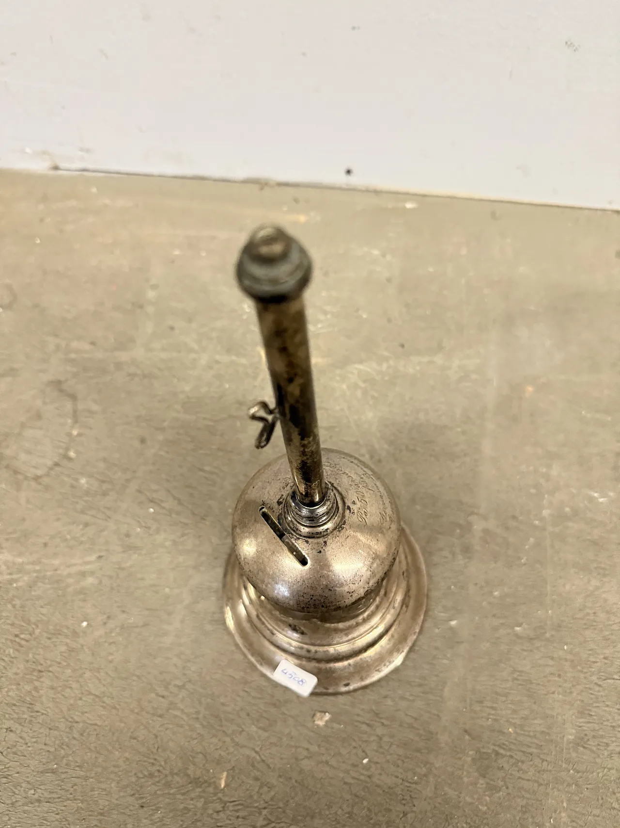 Campanello in metallo argentato, '900 3