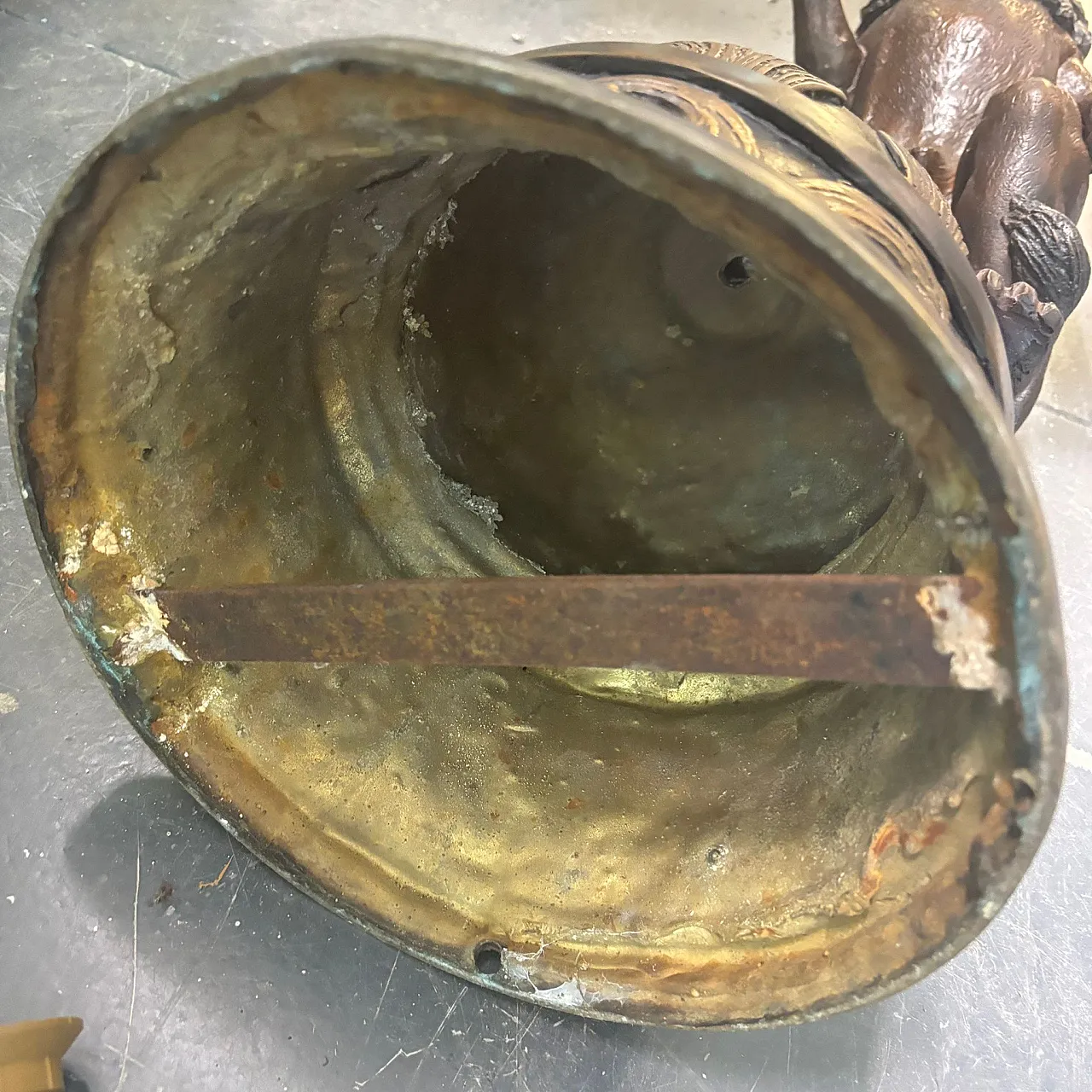 Bronze sculpture, lion, 20th century 2