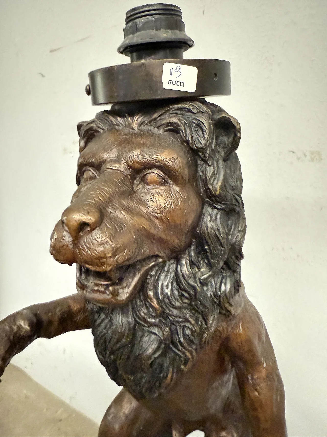 Bronze sculpture, lion, 20th century 9